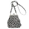 Marimekko Puketti Black / White Roosa Purse