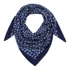 Marimekko Pukettimeri Navy / Blue Gavina Scarf