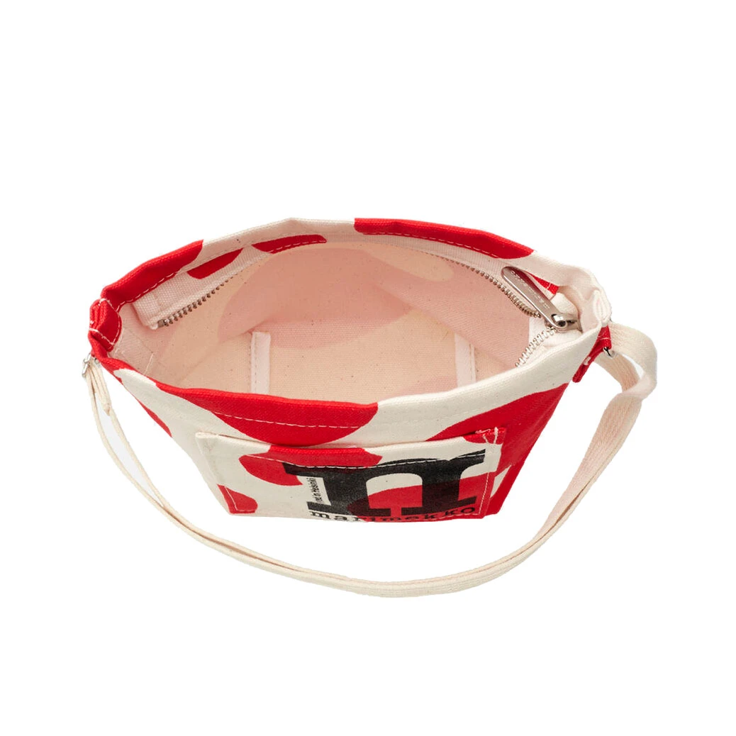 Marimekko Pulloposti Cotton / Red Mini Crossbody Shoulder Bag 4 Marimekko Pulloposti Cotton / Red Mini Crossbody Shoulder Bag - Image 4