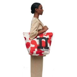 Marimekko Pulloposti Cotton / Red Tote Bag 9 Marimekko Pulloposti Cotton / Red Tote Bag -Marimekko Shop marimekko pulloposti cotton red tote bag 74