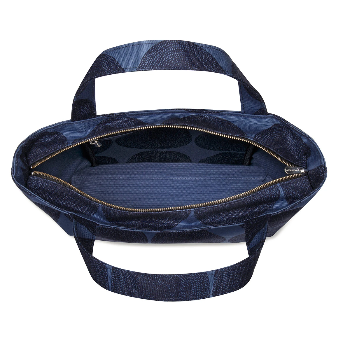 Marimekko Punapippuri Prinsessa Blue / Black Bag 2 Marimekko Punapippuri Prinsessa Blue / Black Bag - Image 2