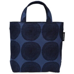 Marimekko Punapippuri Veronika Blue/Black Bag 6 Marimekko Punapippuri Veronika Blue/Black Bag -Marimekko Shop marimekko punapippuri veronika blue black bag 57