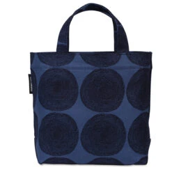 Marimekko Punapippuri Veronika Blue/Black Bag 7 Marimekko Punapippuri Veronika Blue/Black Bag -Marimekko Shop marimekko punapippuri veronika blue black bag 61