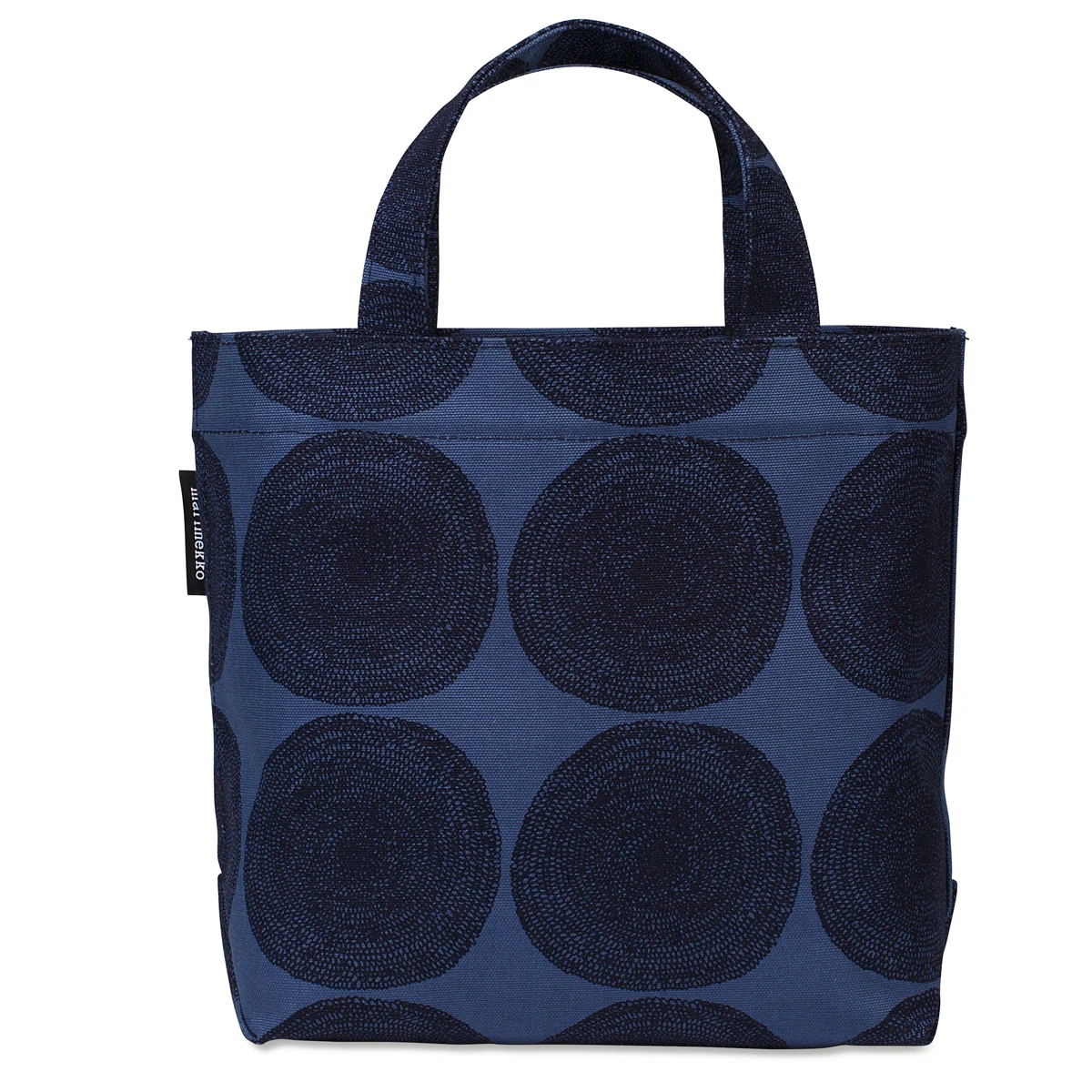 Marimekko Punapippuri Veronika Blue/Black Bag 4 Marimekko Punapippuri Veronika Blue/Black Bag - Image 4
