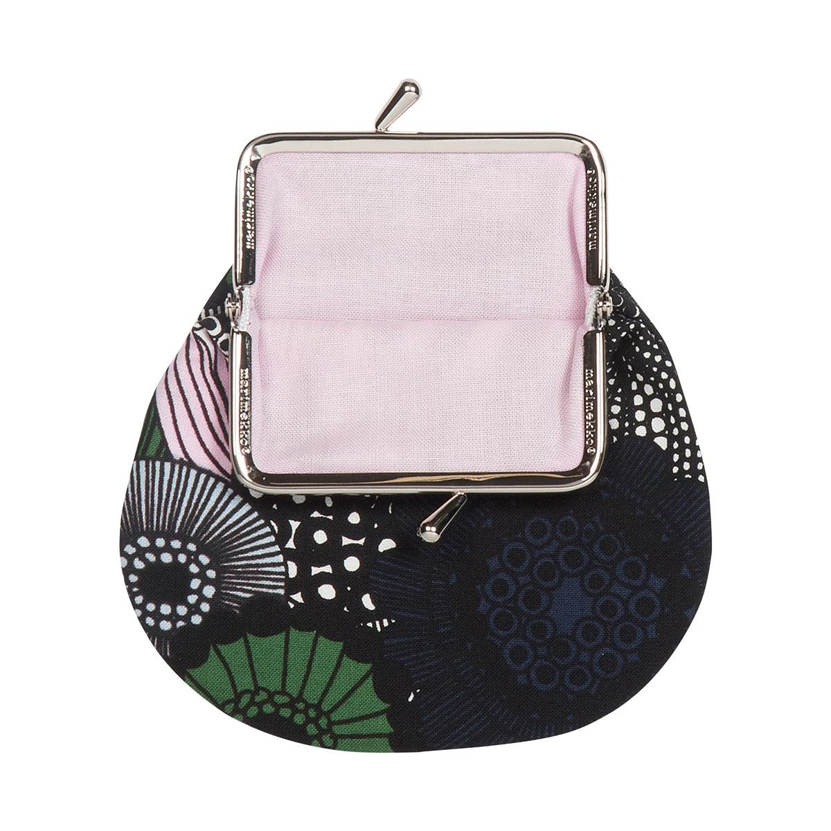 Marimekko Puolikas Kukkaro Siirtolapuuta Black / Green / Pink / Grey Small Coin Purse 1 Marimekko Puolikas Kukkaro Siirtolapuuta Black / Green / Pink / Grey Small Coin Purse