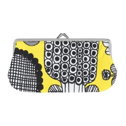 Marimekko Puutarhurin Parhaat Yellow Eyeglass Case