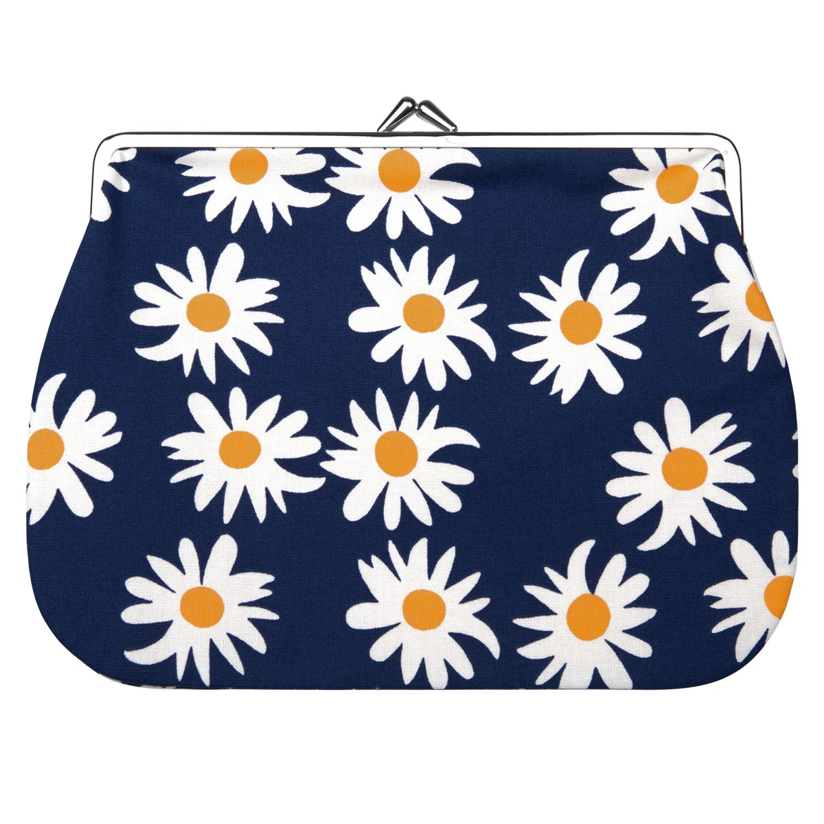 Marimekko Rakastaa Navy / White / Yellow Large Coin Purse 2 Marimekko Rakastaa Navy / White / Yellow Large Coin Purse - Image 2