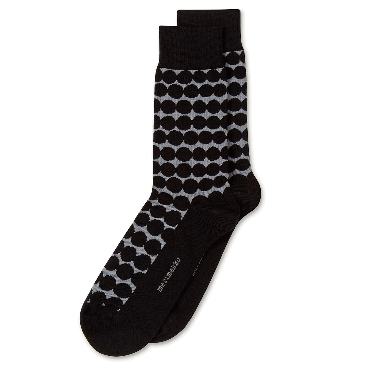 Marimekko Rasymatto Grey / Black Men's Socks 1 Marimekko Rasymatto Grey / Black Men's Socks