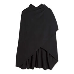 Marimekko Rauha Black Wool Shawl