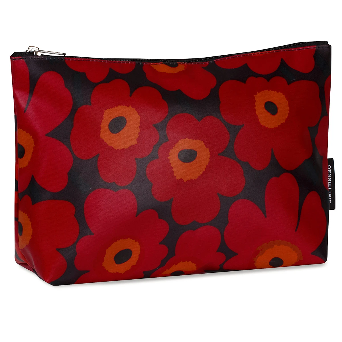 Marimekko Ruusu Unikko Plum / Red Cosmetic Bag 1 Marimekko Ruusu Unikko Plum / Red Cosmetic Bag