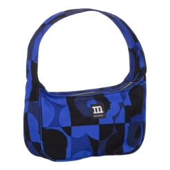 Marimekko Ruutu-Unikko Blue / Black Kaenkukka Bag -Marimekko Shop marimekko ruutu unikko blue black kaenkukka bag 57