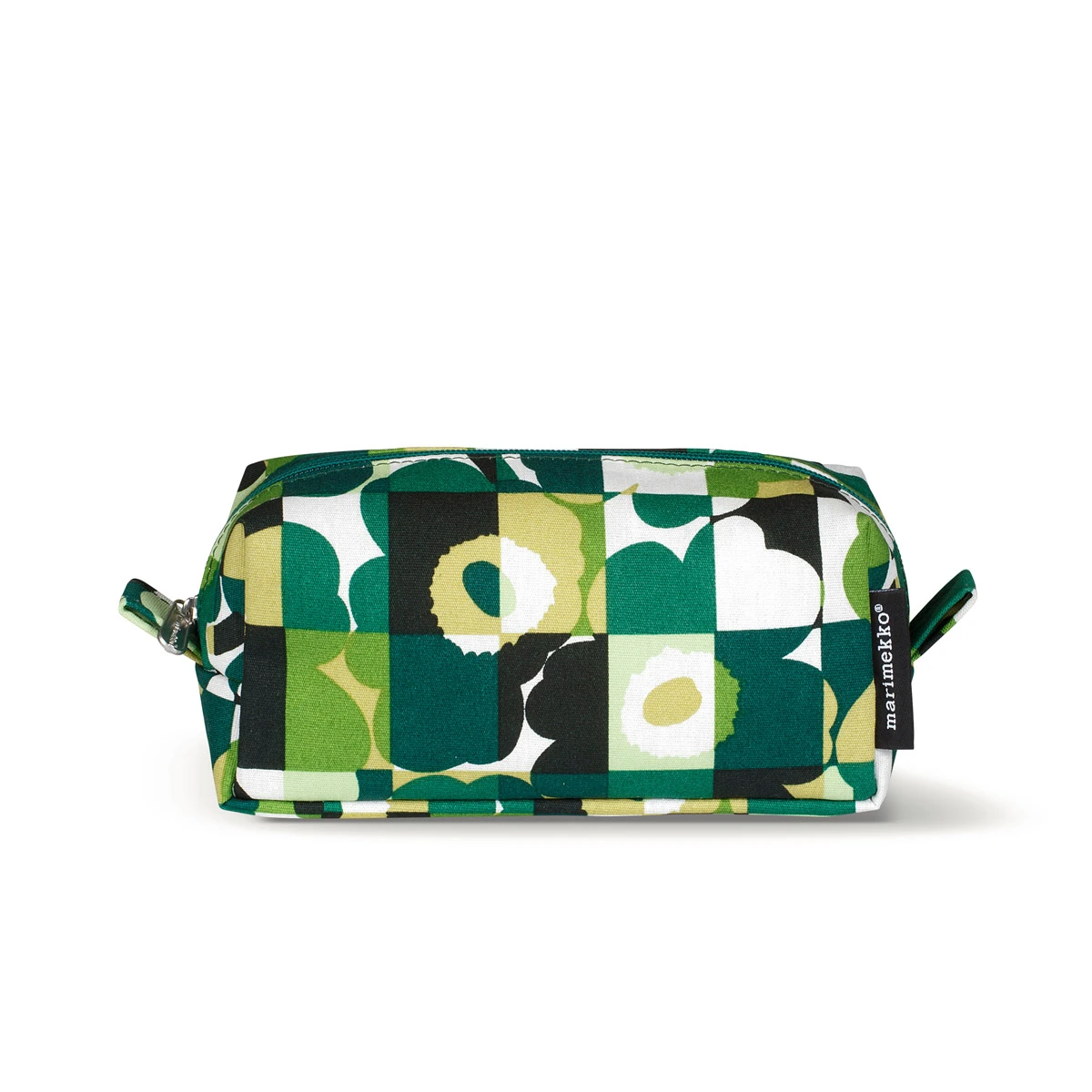 Marimekko Ruutu-Unikko Green Taimi Cosmetic Bag 1 Marimekko Ruutu-Unikko Green Taimi Cosmetic Bag