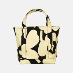 Marimekko Seidi Pieni Unikko Yellow / Black Bag
