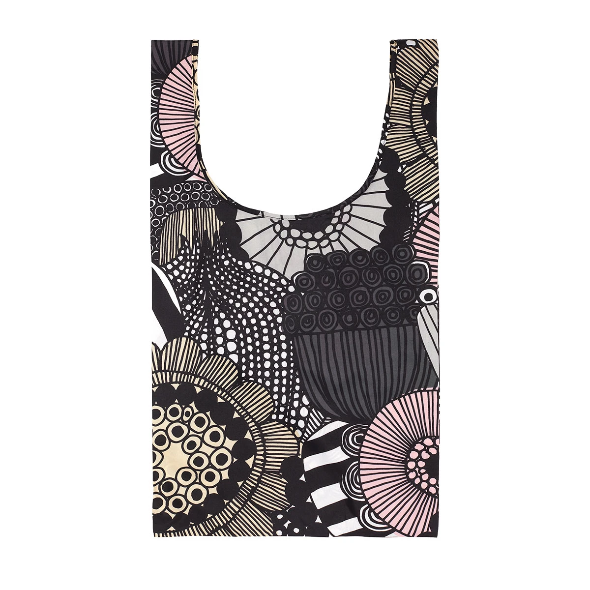 Marimekko Siirtolapuutarha Black / White / Tan / Pink / Grey Smartbag 2 Marimekko Siirtolapuutarha Black / White / Tan / Pink / Grey Smartbag - Image 2