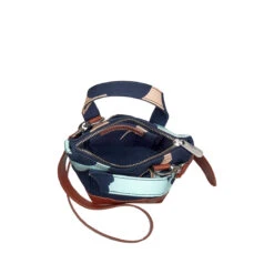 Marimekko Small Matkuri Unikko Blue / Beige Shoulder Bag -Marimekko Shop marimekko small matkuri unikko blue beige shoulder bag 56