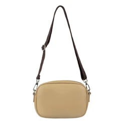 Marimekko Soft Gratha Beige Leather Shoulder Bag W/ Unikko Strap -Marimekko Shop marimekko soft gratha beige leather shoulder bag w unikko strap 49