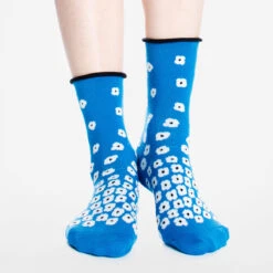 Marimekko Sylvi Blue/White Socks