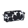 Marimekko Unikko Black Taimi Cosmetic Bag