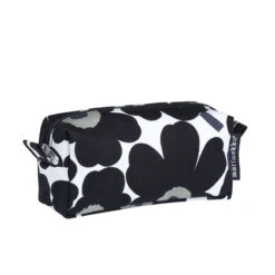Marimekko Unikko Black Taimi Cosmetic Bag