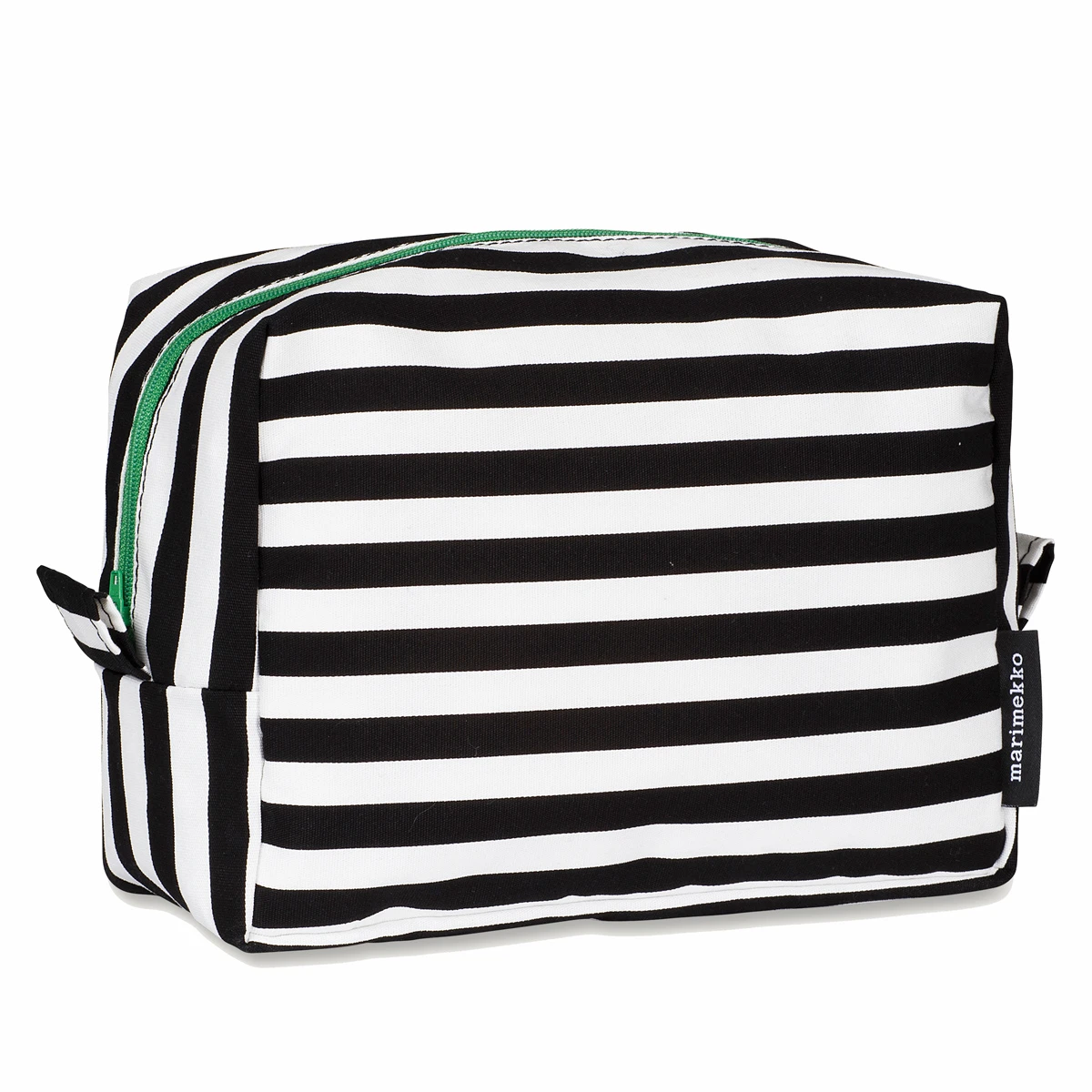 Marimekko Tasaraita Anniversary Black / White / Green Verso Bag 3 Marimekko Tasaraita Anniversary Black / White / Green Verso Bag - Image 3