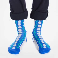 Marimekko Tiili Grey/Blue/Mint Men's Socks
