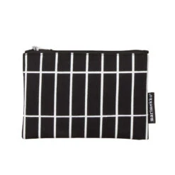 Marimekko Tiiliskivi Black Keski Zip Pouch