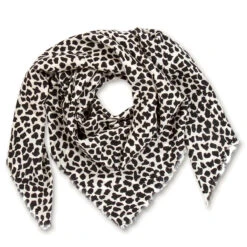 Marimekko Tilta Pitka Ikava Black / White Scarf