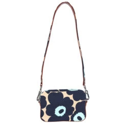 Marimekko Toivio Unikko Blue / Beige Shoulder Bag 6 Marimekko Toivio Unikko Blue / Beige Shoulder Bag -Marimekko Shop marimekko toivio unikko blue beige shoulder bag 50