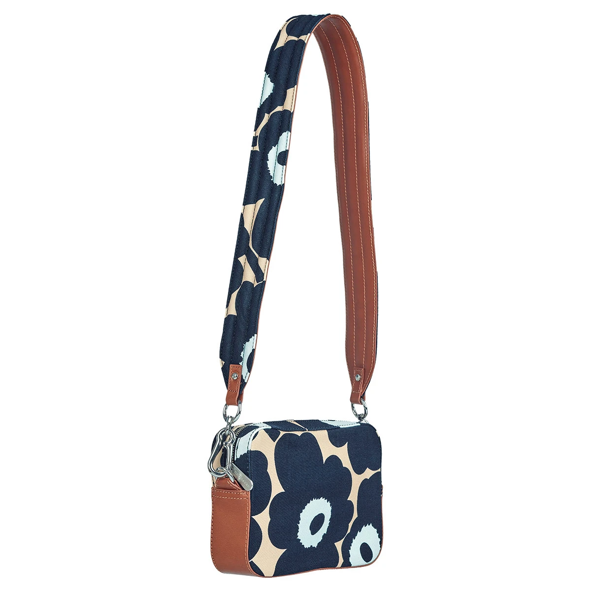 Marimekko Toivio Unikko Blue / Beige Shoulder Bag 2 Marimekko Toivio Unikko Blue / Beige Shoulder Bag - Image 2