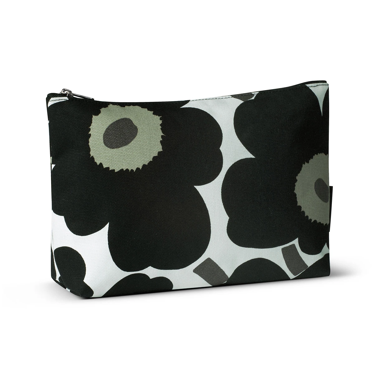 Marimekko Unikko Black Ruut Bag 1 Marimekko Unikko Black Ruut Bag
