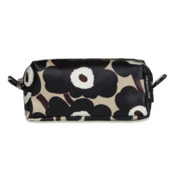 Marimekko Unikko Beige / Charcoal Taimi Cosmetic Bag