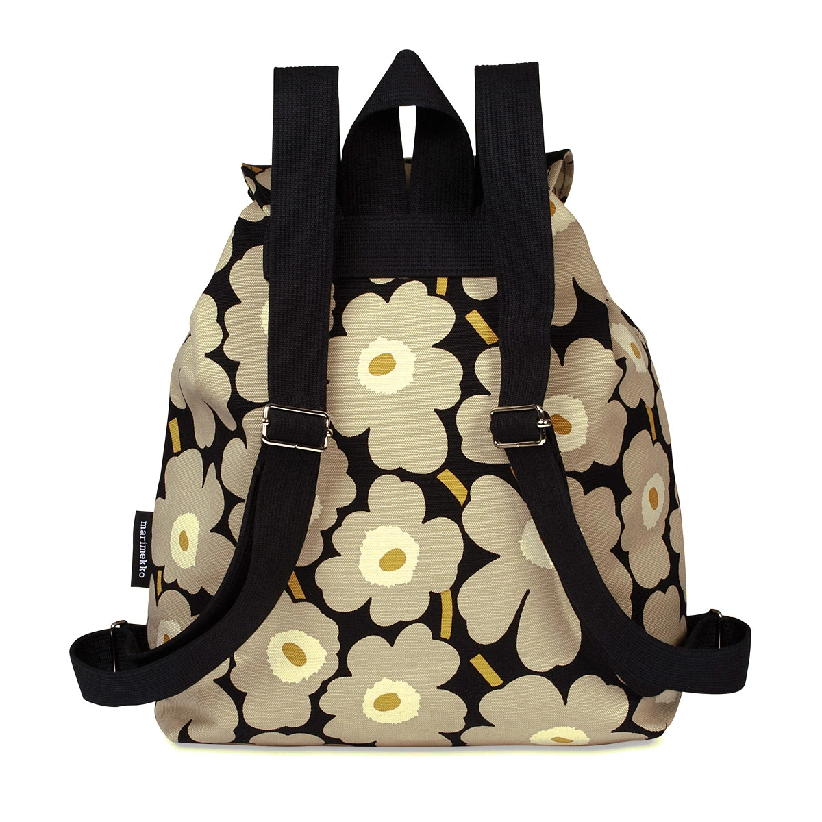 Marimekko Unikko Beige Erika Backpack 2 Marimekko Unikko Beige Erika Backpack - Image 2