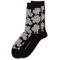 Marimekko Unikko Black / Grey Socks