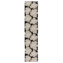 Marimekko Unikko Black / Beige Aulis Scarf 5 Marimekko Unikko Black / Beige Aulis Scarf -Marimekko Shop marimekko unikko black beige aulis scarf 37