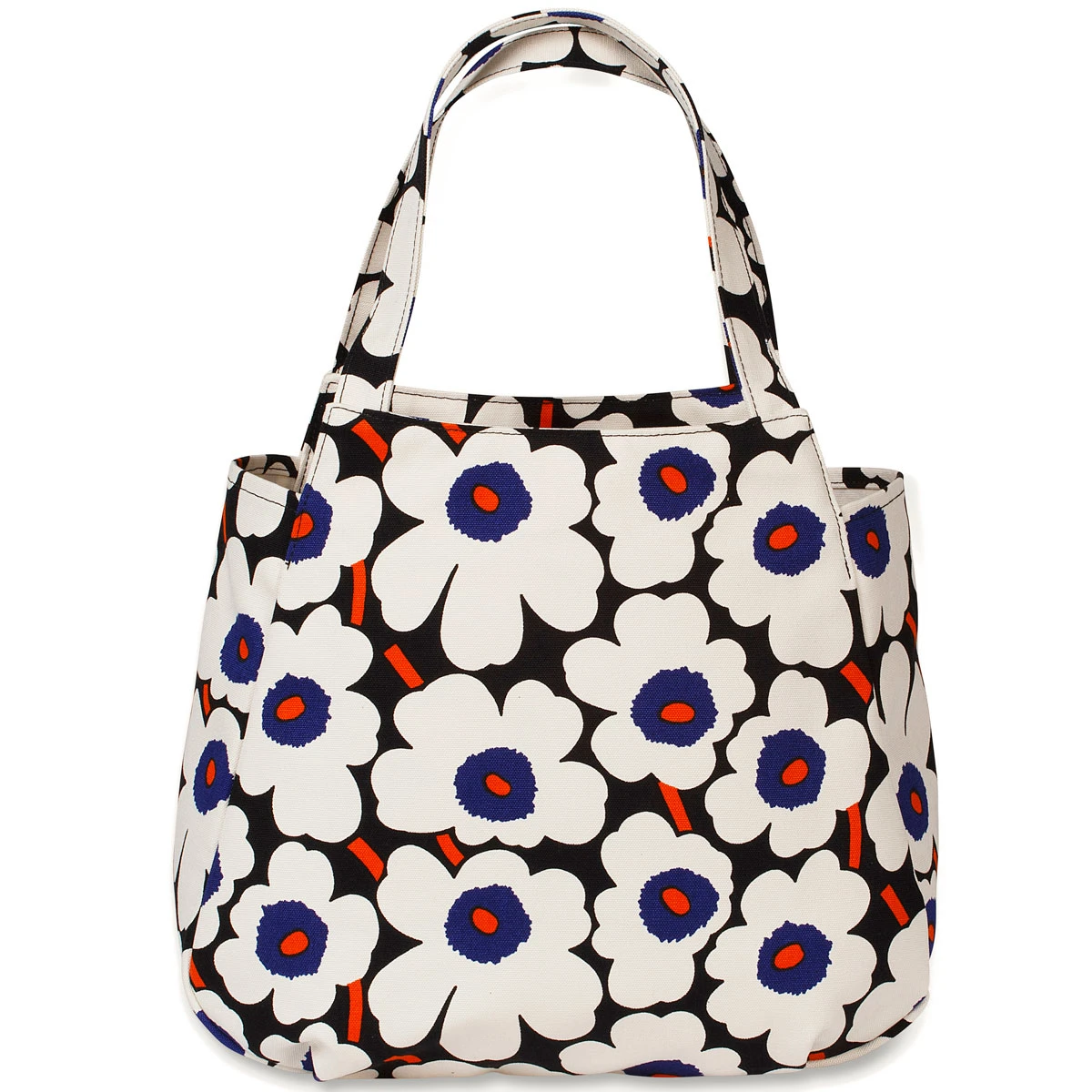 Marimekko Unikko Blue / Orange Huvitar Bag 1 Marimekko Unikko Blue / Orange Huvitar Bag