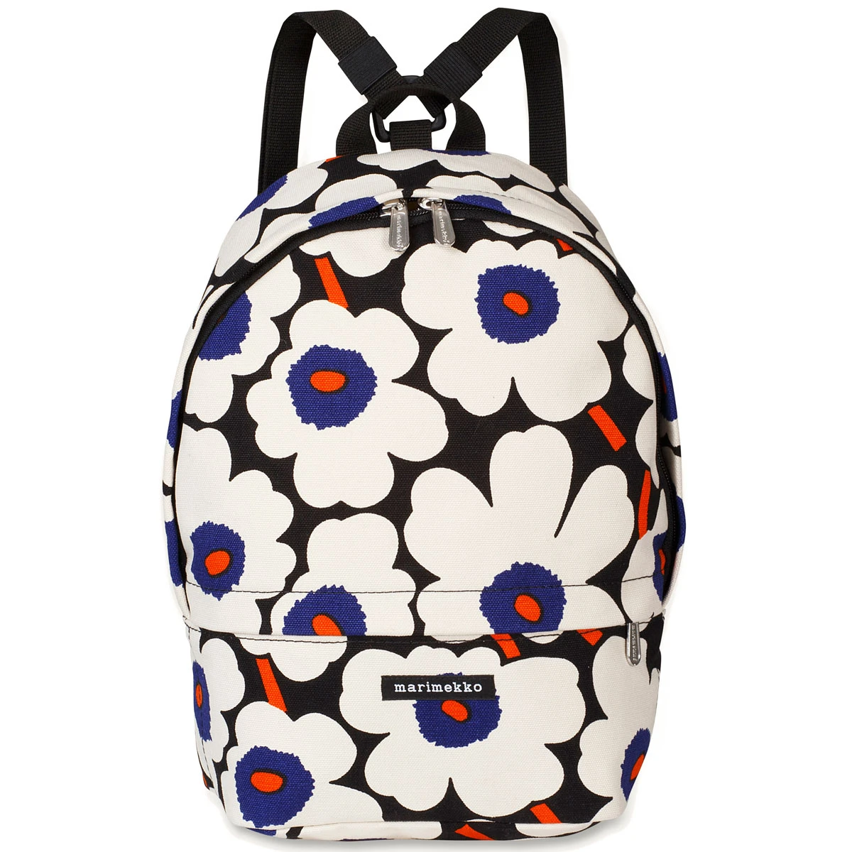 Marimekko Unikko Blue / Orange Mini Eira Backpack 3 Marimekko Unikko Blue / Orange Mini Eira Backpack - Image 3