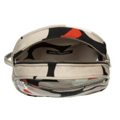 Marimekko Unikko Black / Beige / Orange Liia Shoulder Bag