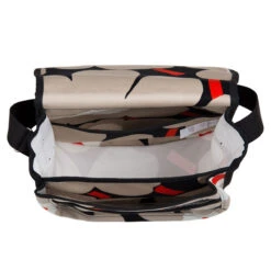 Marimekko Unikko Black / Beige / Orange Salli Shoulder Bag 7 Marimekko Unikko Black / Beige / Orange Salli Shoulder Bag -Marimekko Shop marimekko unikko black beige orange salli shoulder bag 177