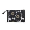 Marimekko Unikko Black Hipaus PVC Cosmetic Bag