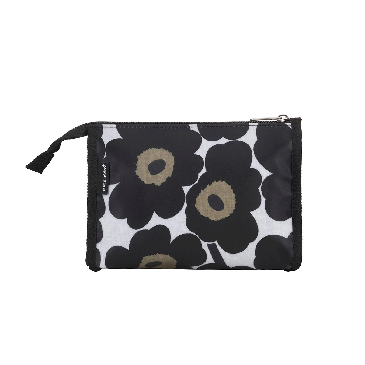 Marimekko Unikko Black Hipaus PVC Cosmetic Bag 1 Marimekko Unikko Black Hipaus PVC Cosmetic Bag