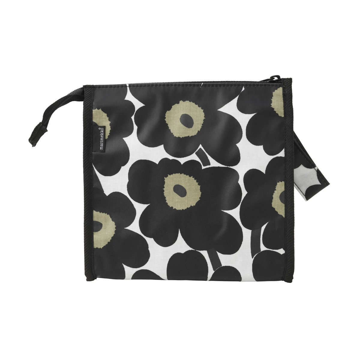 Marimekko Unikko Black Nuuka PVC Cosmetic Bag 1 Marimekko Unikko Black Nuuka PVC Cosmetic Bag
