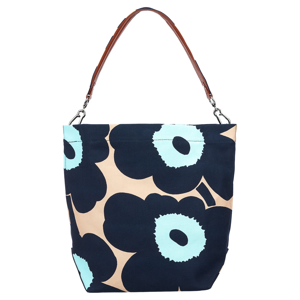 Marimekko Unikko Blue / Beige Bag 1 Marimekko Unikko Blue / Beige Bag