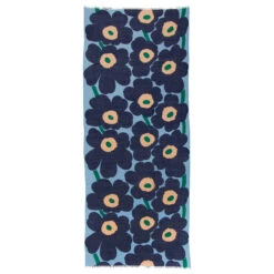 Marimekko Unikko Blue / Beige / Green Fiore Scarf 5 Marimekko Unikko Blue / Beige / Green Fiore Scarf -Marimekko Shop marimekko unikko blue beige green fiore scarf 23