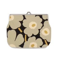 Marimekko Unikko Beige Large Coin Purse