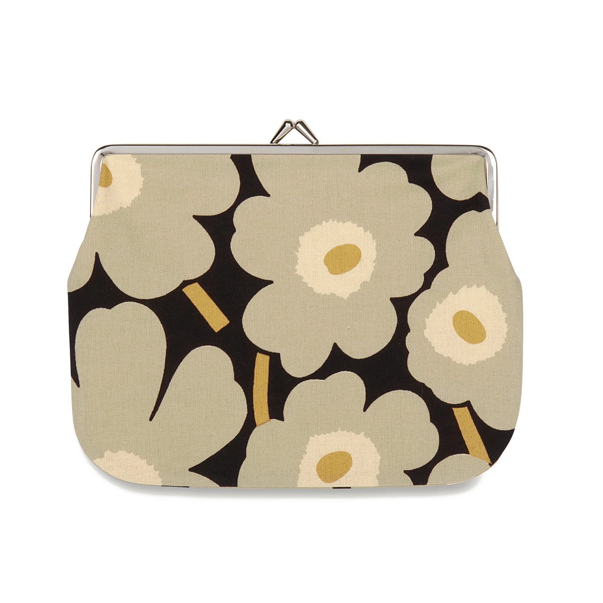 Marimekko Unikko Beige Large Coin Purse 1 Marimekko Unikko Beige Large Coin Purse