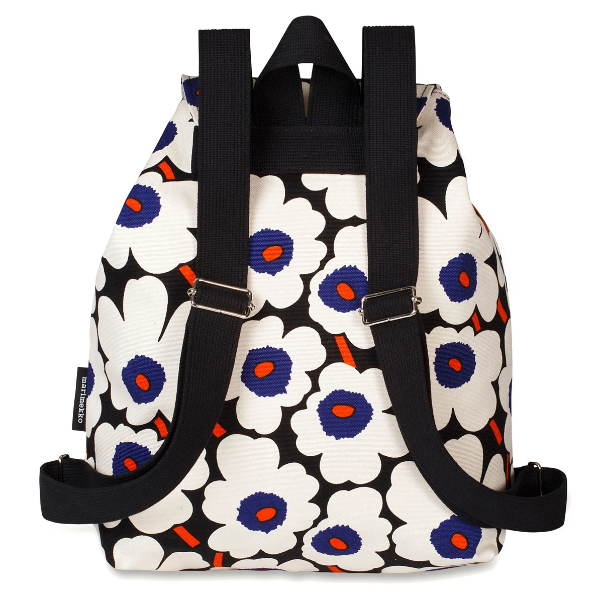Marimekko Unikko Blue / Orange Erika Backpack 1 Marimekko Unikko Blue / Orange Erika Backpack