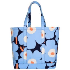 Marimekko Unikko Blue / Peach PeruskassiBag 7 Marimekko Unikko Blue / Peach PeruskassiBag -Marimekko Shop marimekko unikko blue peach peruskassi bag 49