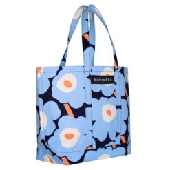 Marimekko Unikko Blue / Peach PeruskassiBag