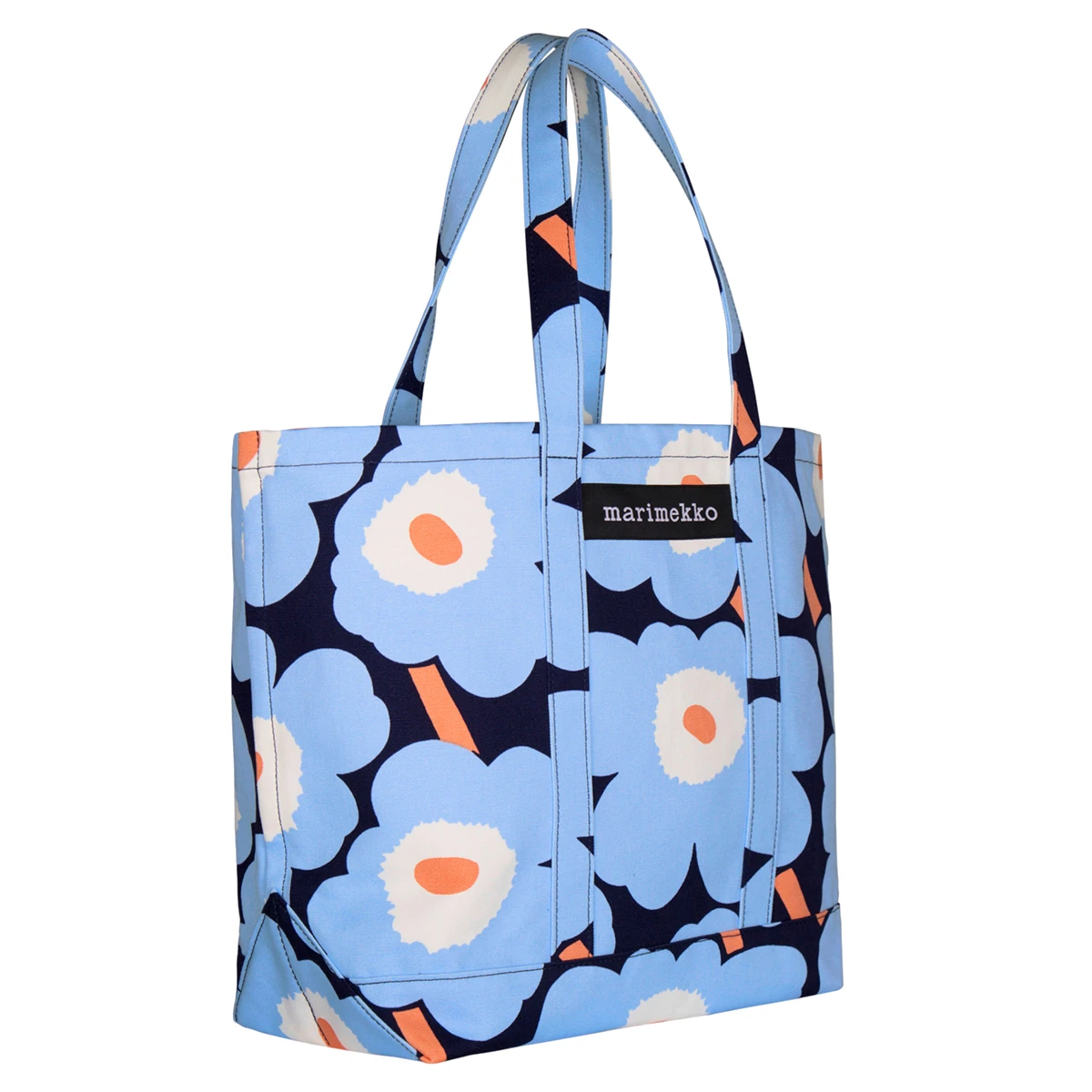Marimekko Unikko Blue / Peach PeruskassiBag 1 Marimekko Unikko Blue / Peach PeruskassiBag