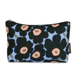 Marimekko Unikko Blue / Peach Ruut Bag